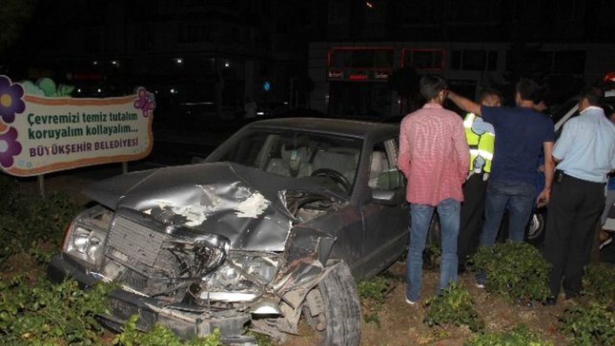 Samsun\'da Trafik Kazası: 2 Yaralı