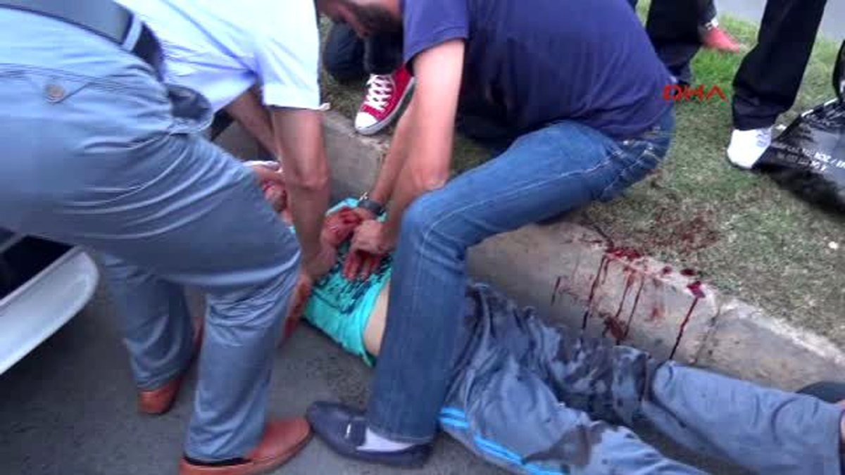 Zonguldak - Otomobilin Yayaya Çarptığı Kaza Güvenlik Kamerasında
