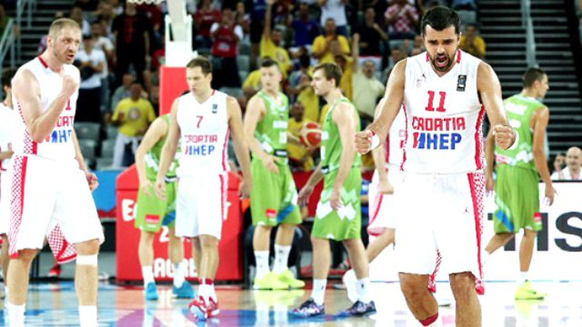 Hırvatistan Slovenya\'ya Şans Tanımadı