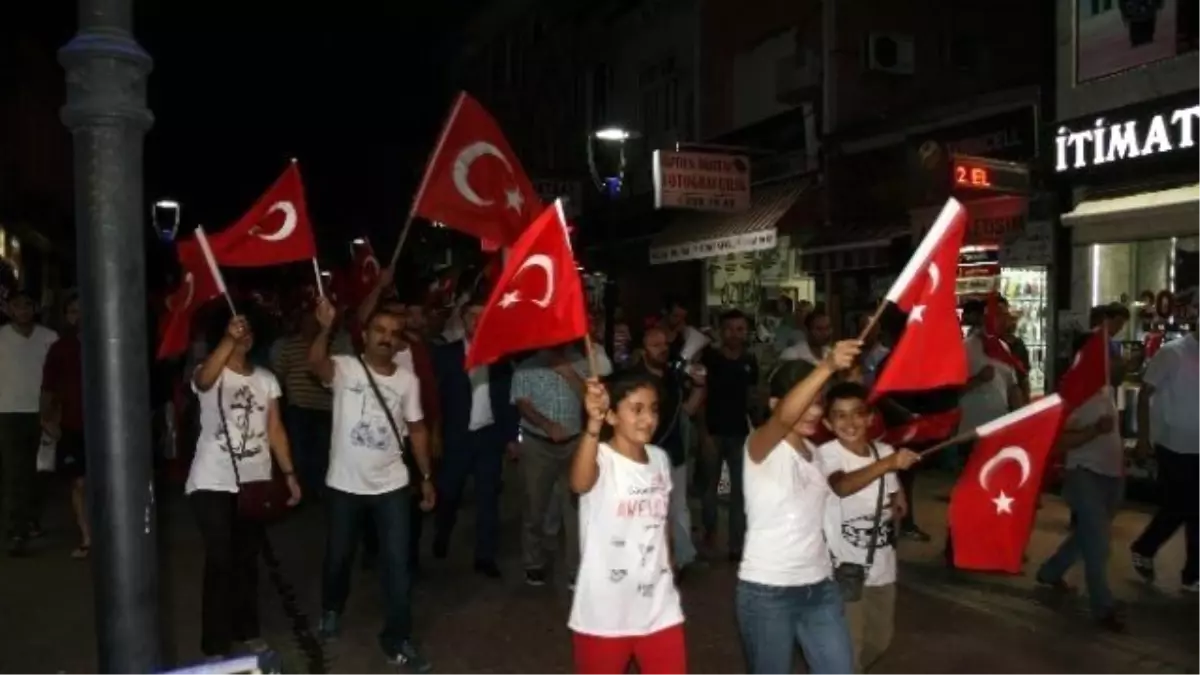 Bartın\'da Teröre Tepki Yürüyüşü