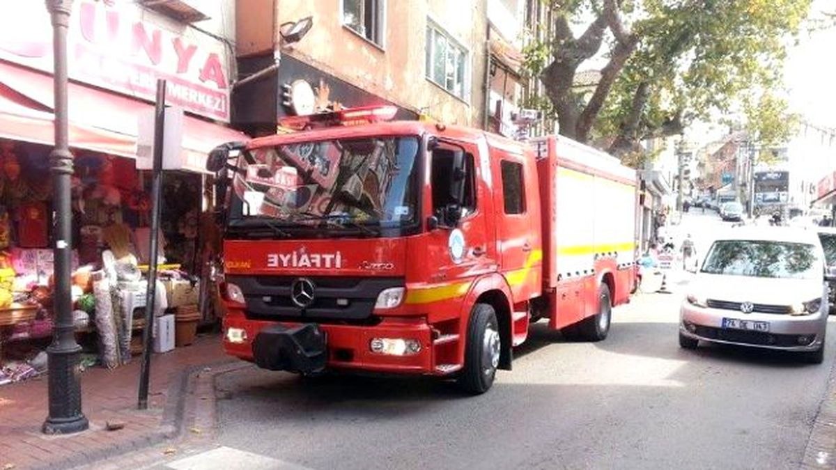 Fırında Çıkan Yangın Paniğe Neden Oldu