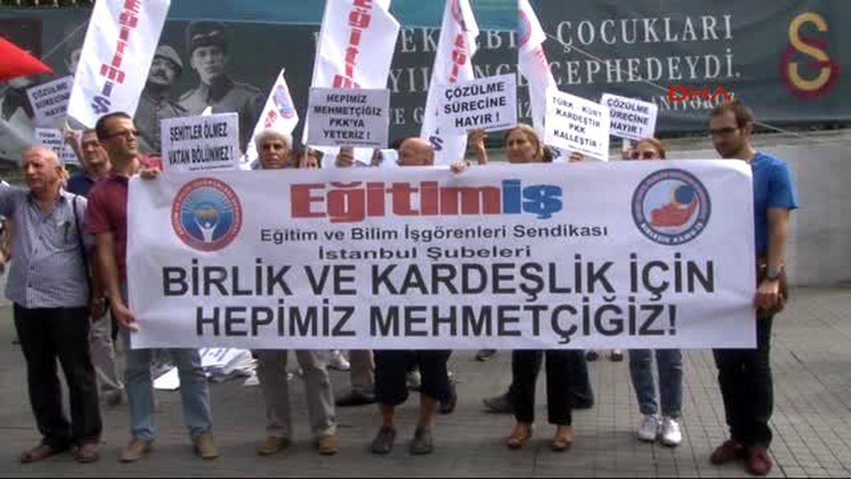 Galatasaray Meydanı\'nda "Dağlıca" Protesto