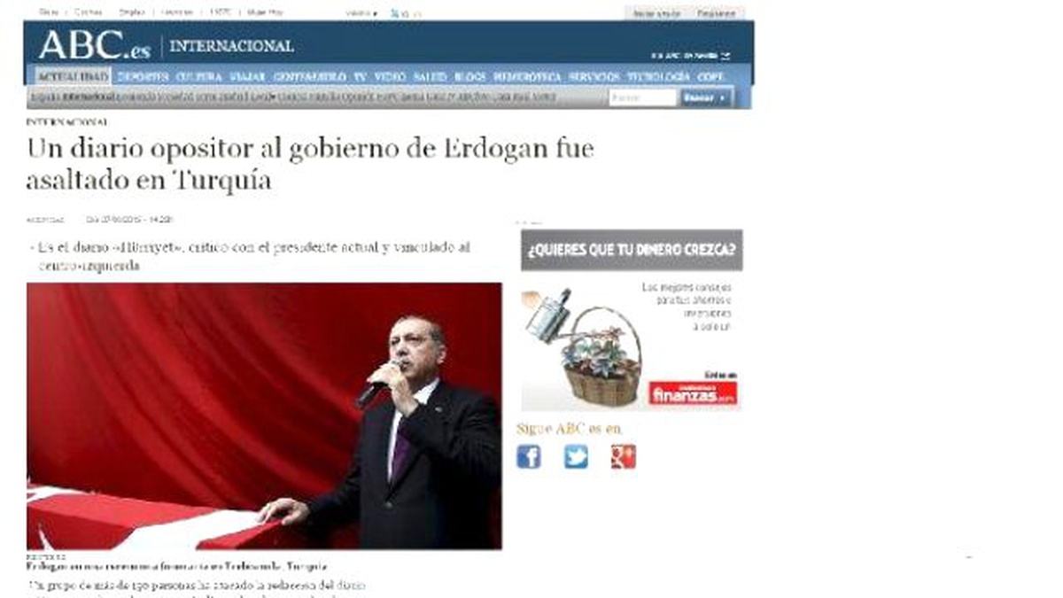 Hürriyet Gazetesine Yapılan Saldırı İspanya Basınında