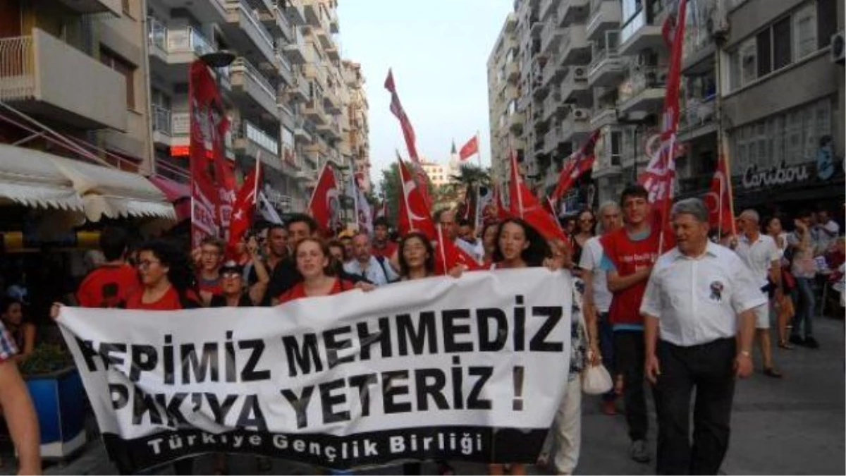 İzmir\'de, Stk ve Partiler, Dağlıca Şehitleri Şehitleri İçin Yürüdü
