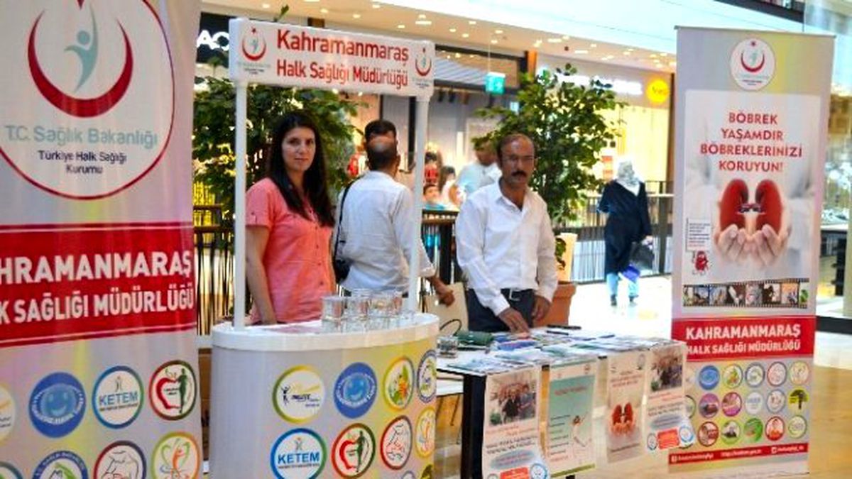 Kahramanmaraş Piazza\'da "Sağlık Dersi"