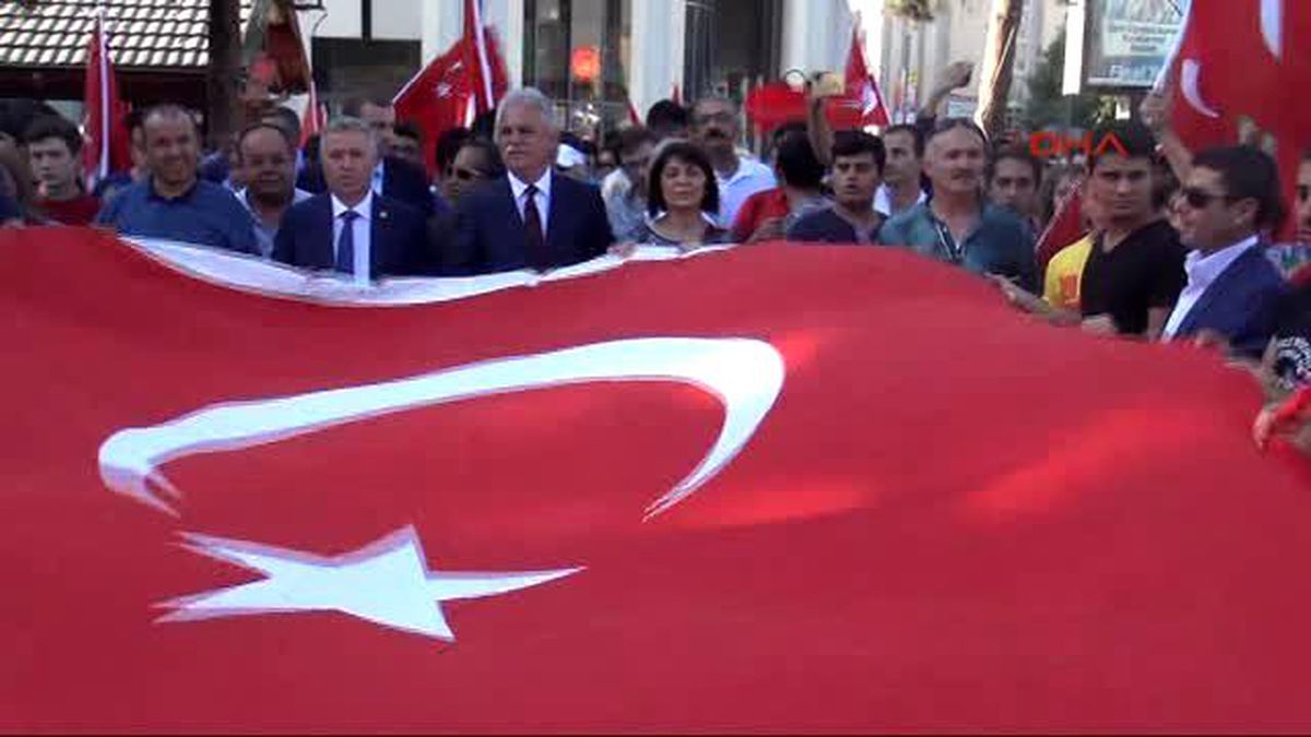 Kayseri\'de PKK Terörü Protesto Edildi