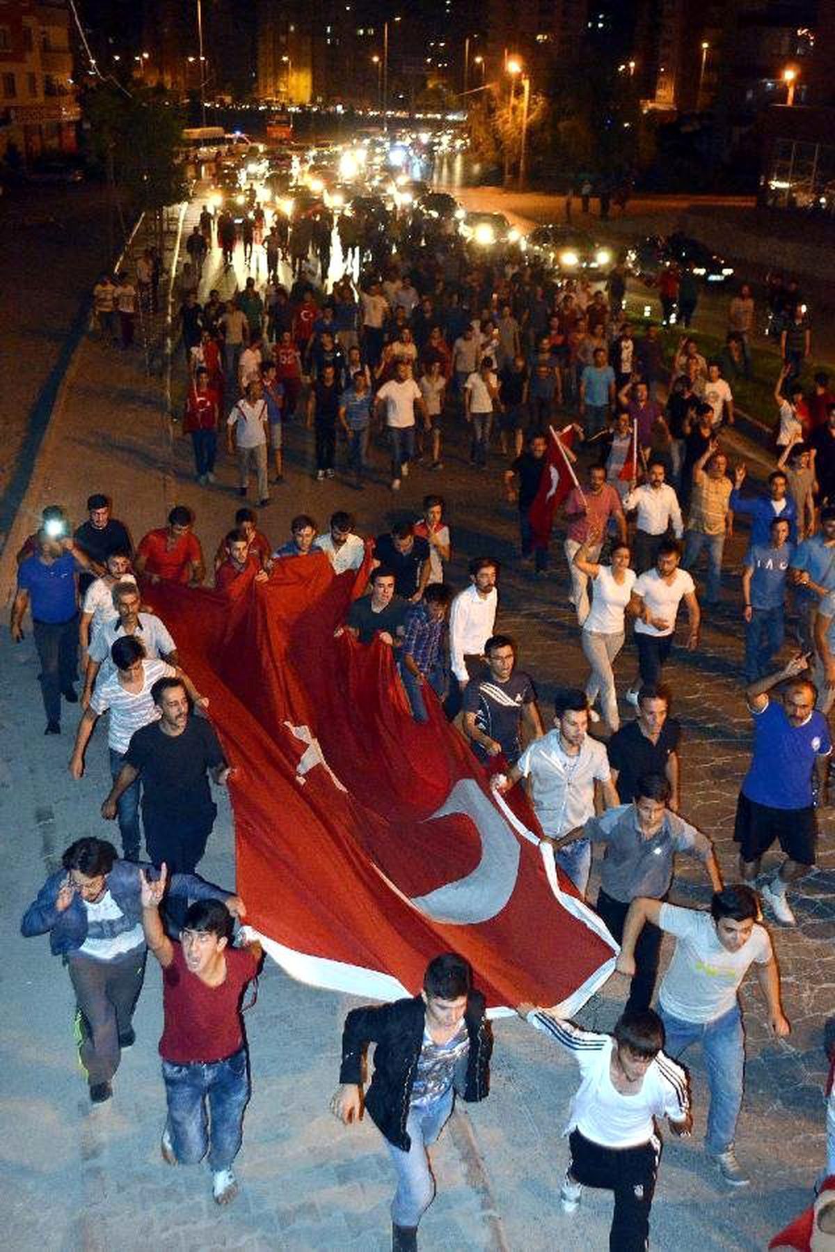 Kayseri\'de Teröre Tepki Yürüyüşü
