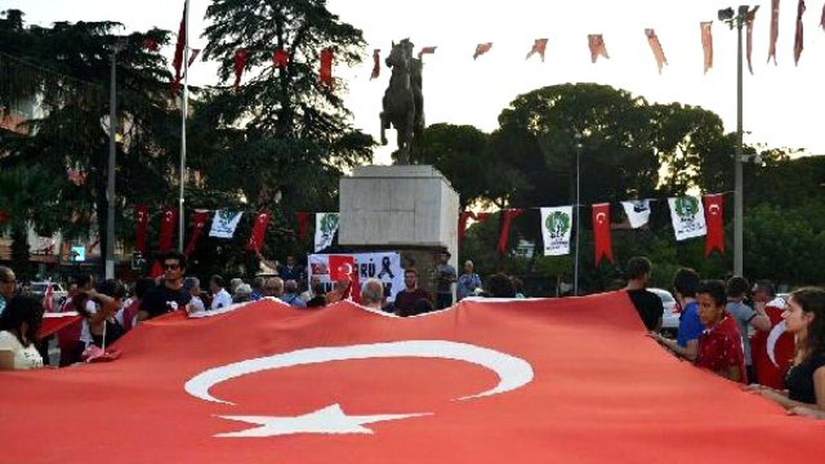 Ödemiş Terörü Protesto Yürüyüşü