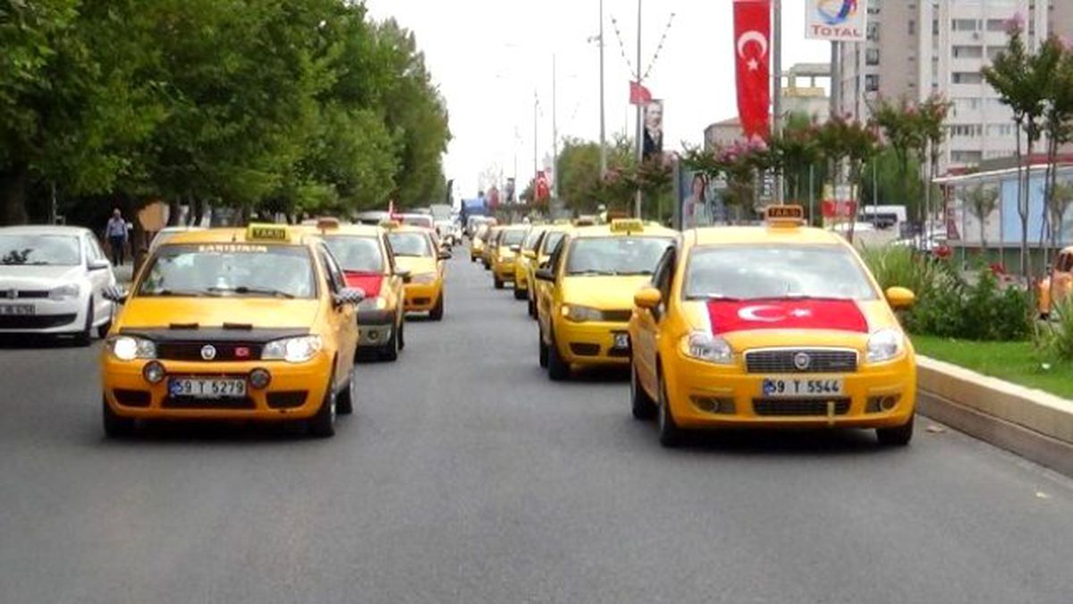 Taksicilerden Kornalı Terör Protestosu