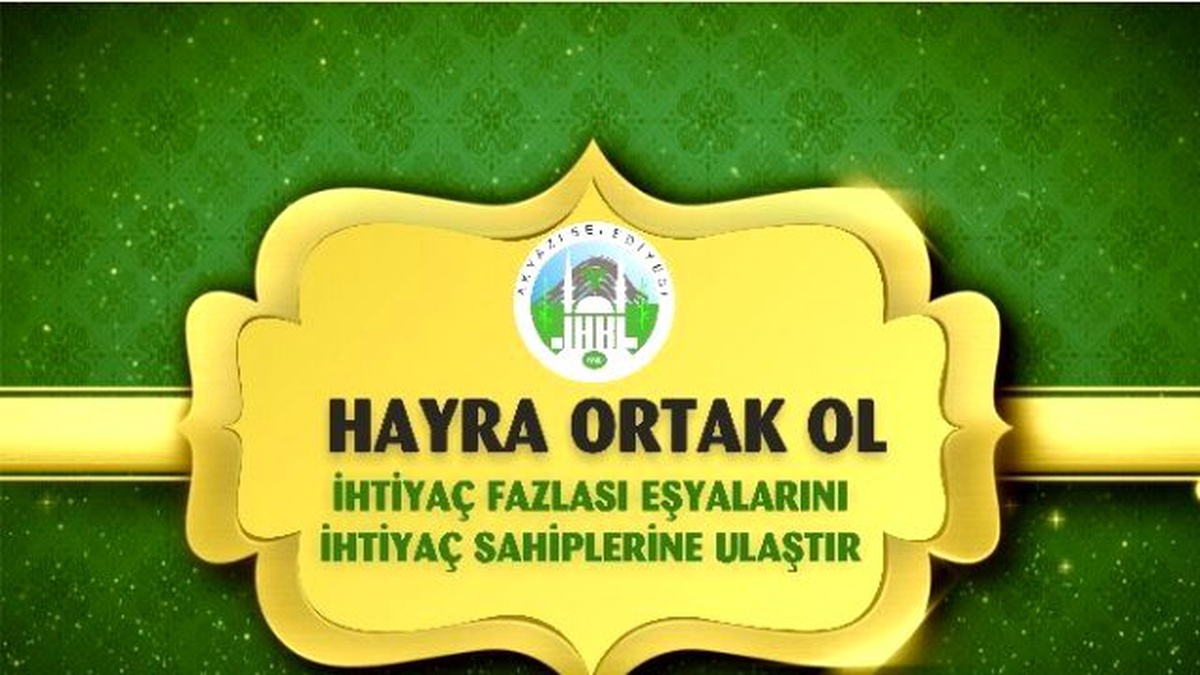 Akyazı Belediyesi Vatandaşları Hayr\'a Ortak Ol Kampanyasına Davet Ediyor