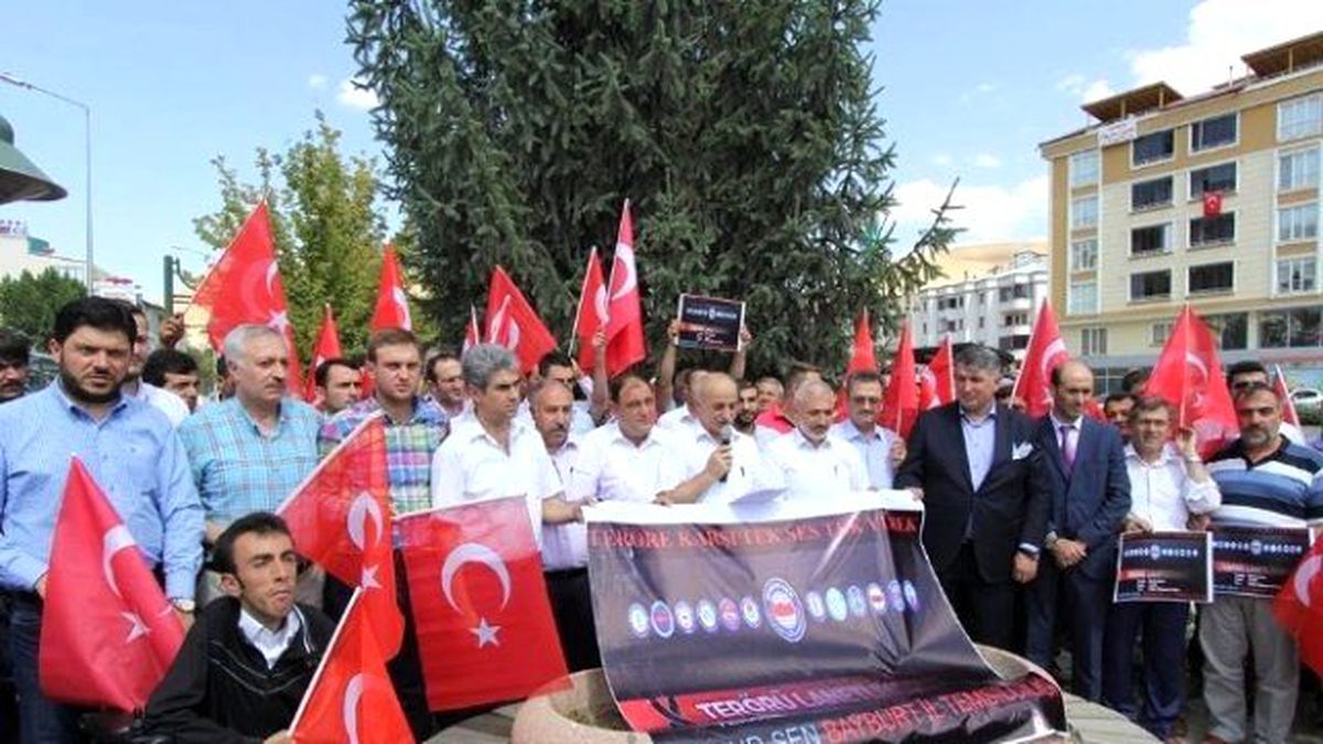 Bayburt\'ta Stk\'lar Terörü Lanetledi
