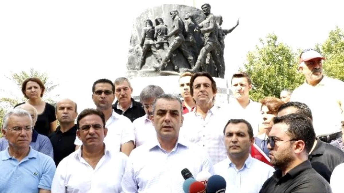 CHP Milletvekilleri\'nden Şehitlik Anıtı Önünde Terör Açıklaması