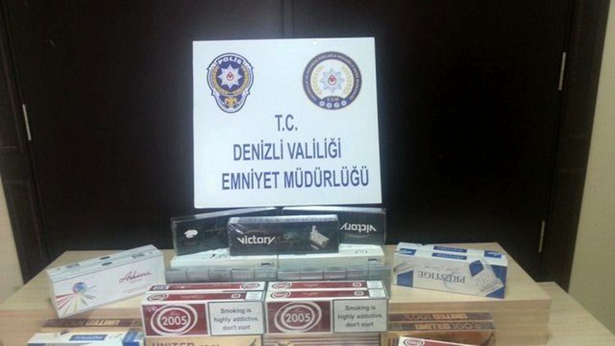 Denizli\'de Kaçak Sigara Operasyonu: 13 Gözaltı