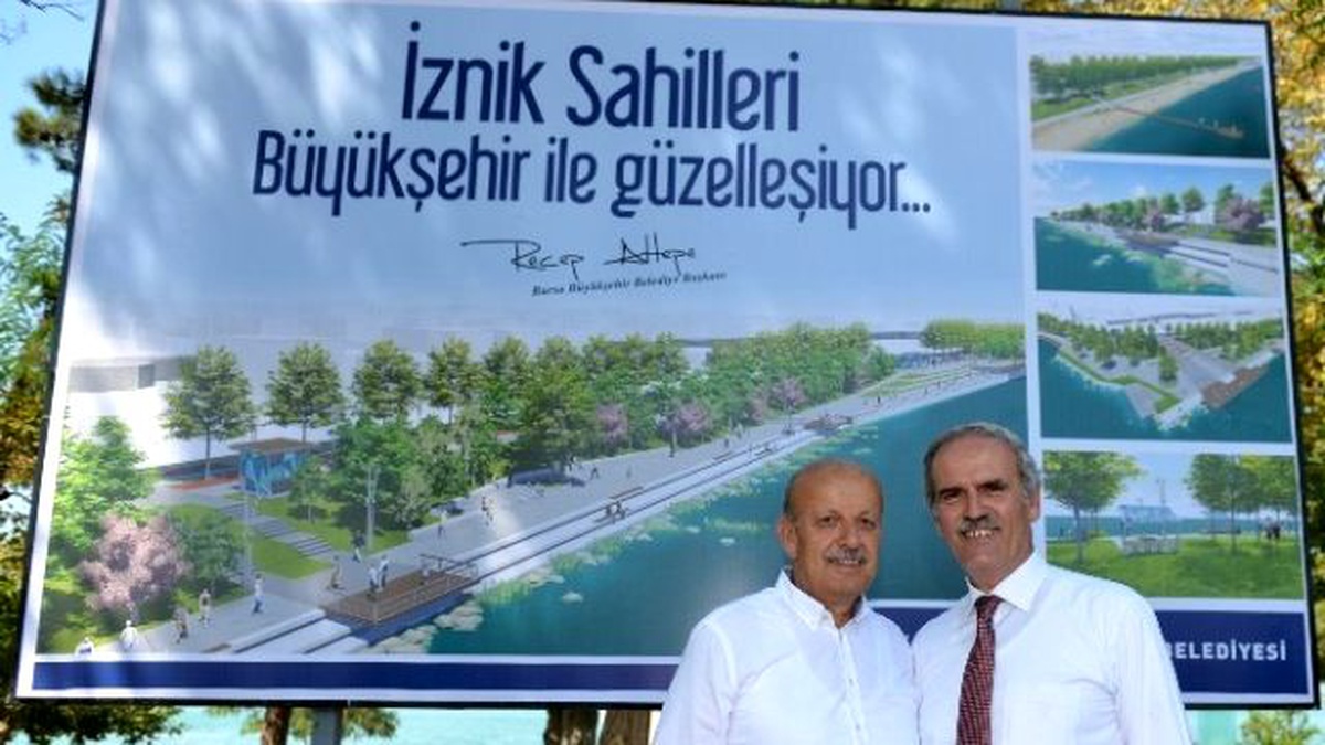 İznik Sahilleri Büyükşehir ile Güzelleşiyor