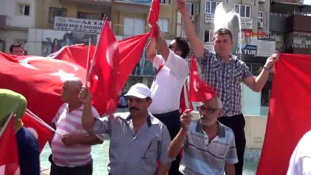 Manisa\'da Teröre Lanet, Şehitlere Dua Okudular