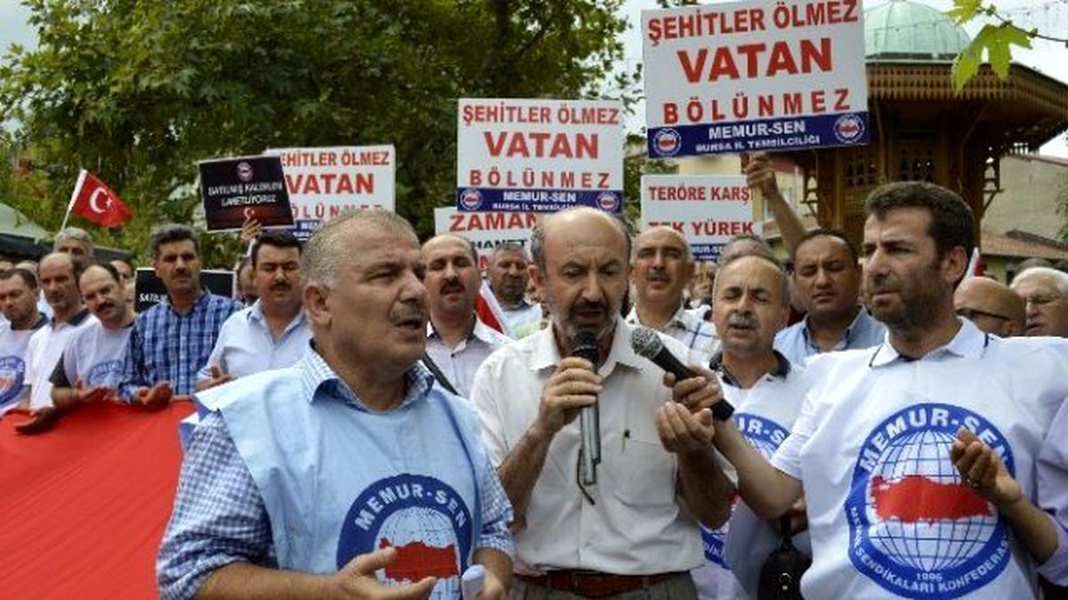 Memur-sen Üyelerinden Teröre Tepki