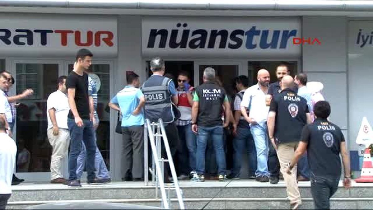 Operasyon Yapılan Kaynak Holding\'e Ziyaret...