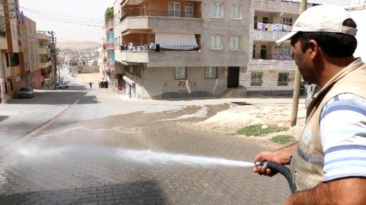 Şanlıurfa\'da Kum Fırtınası