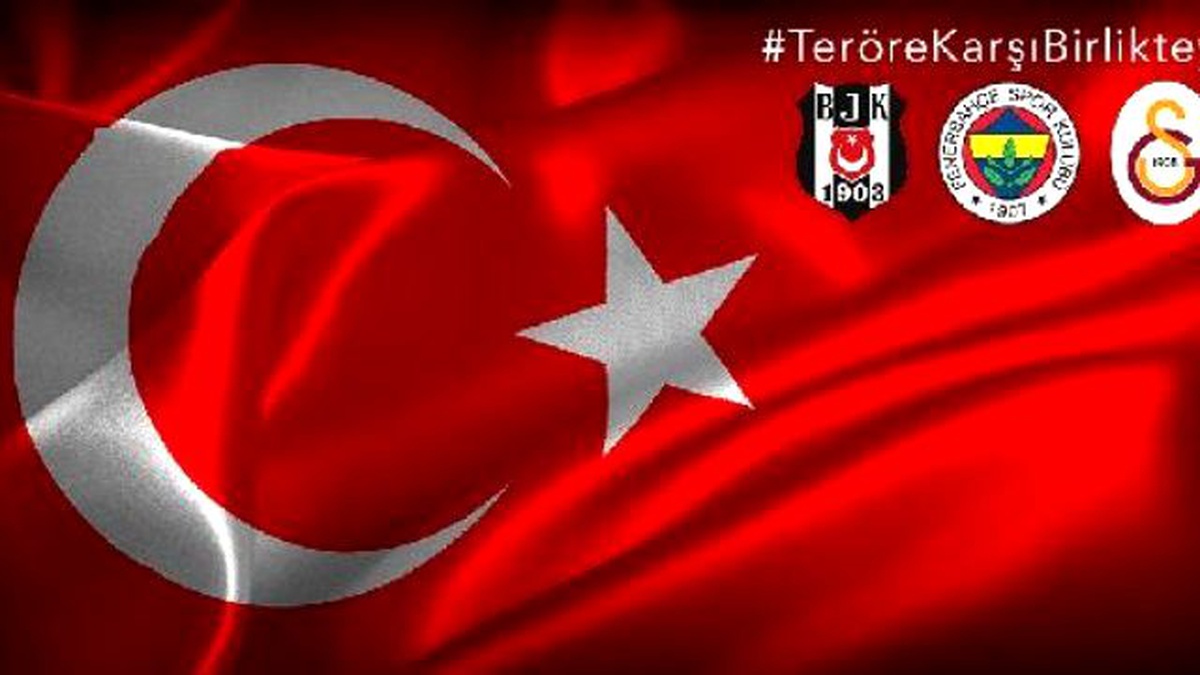 Teröre Karşı 3 Büyük Kulüpten Birlik Çağrısı