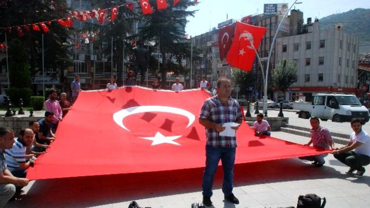 Tokat\'ta Terör Protesto Edildi