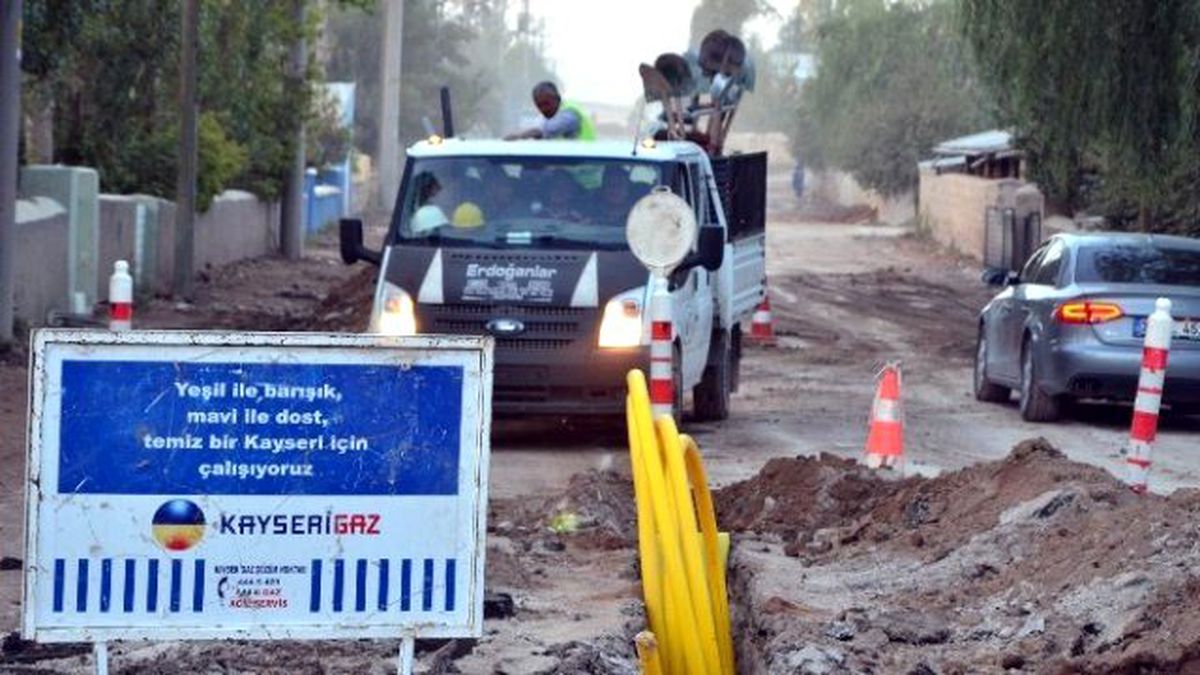 Bünyan\'da Doğalgaz Altyapı Çalışmaları Başladı