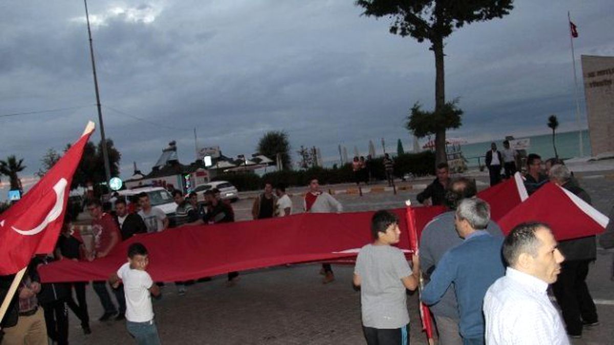 Çatalzeytin Teröre Karşı Tek Yürek Oldu