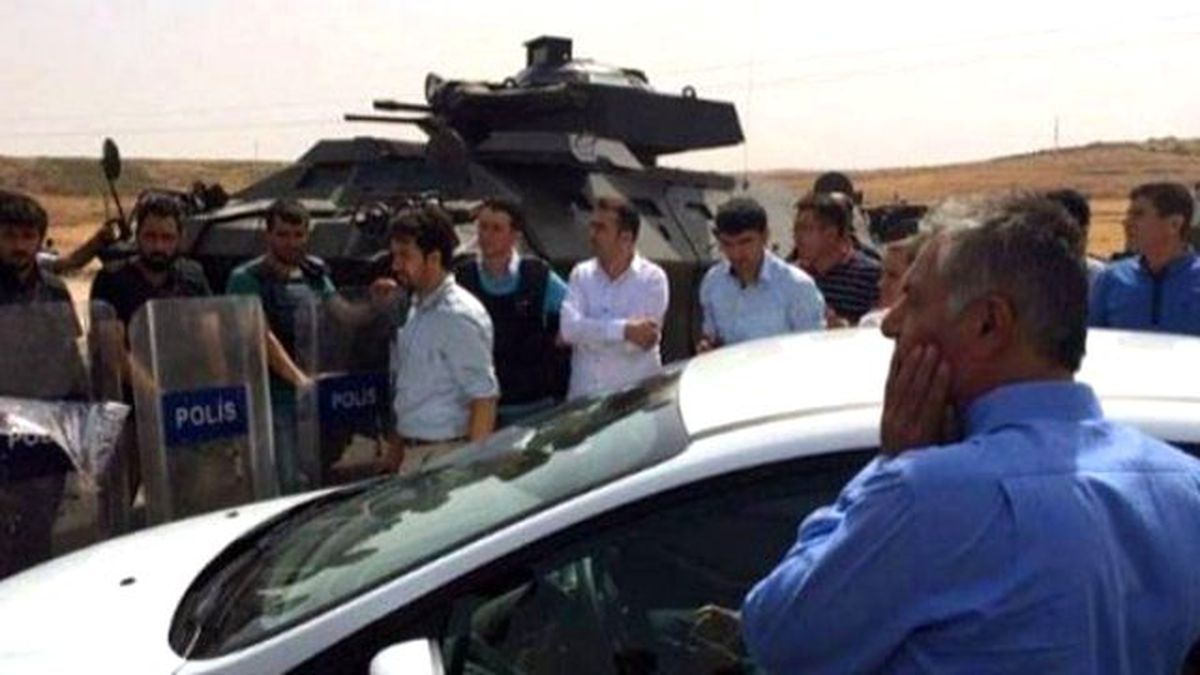 Cizre'ye Yürümek İsteyen Gurup Durduruldu