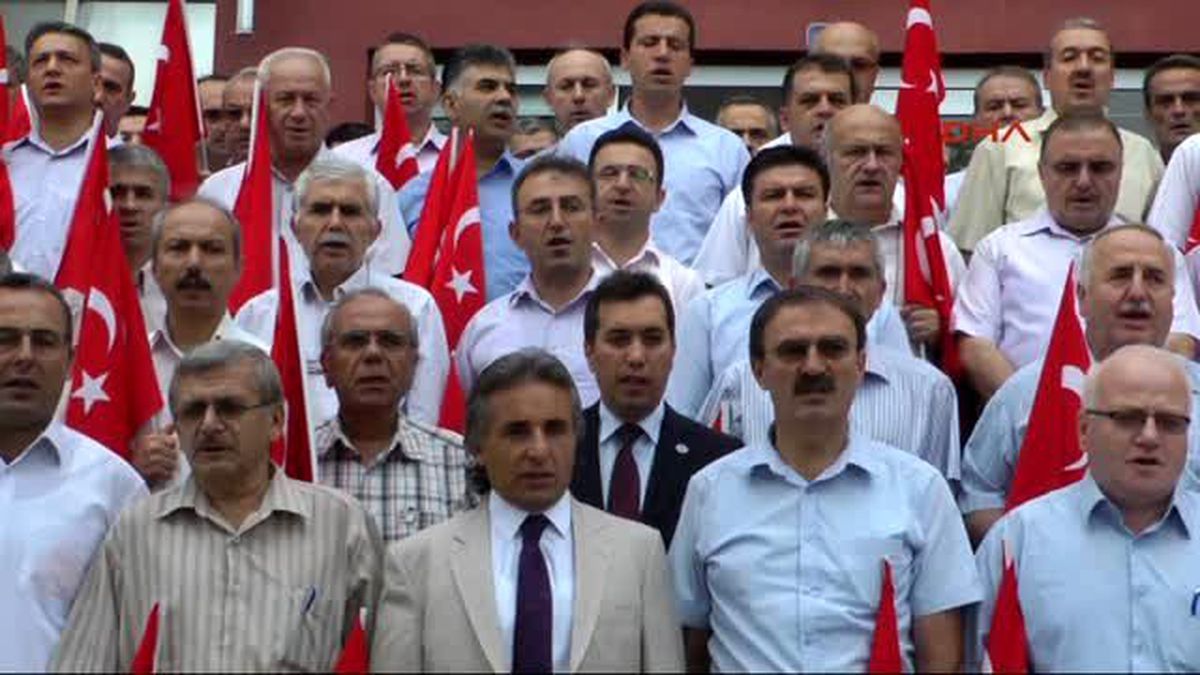 Karabük\'te Teröre Tepki Konvoyu
