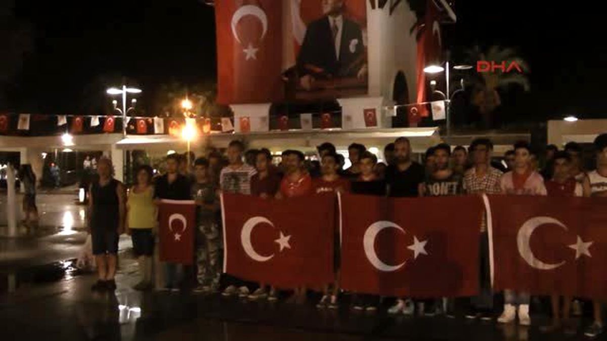 Kemer Şehitler İçin Yürüdü