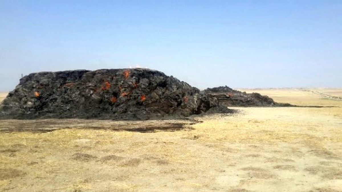 Kulu\'da 150 Bin Liralık Saman Kül Oldu