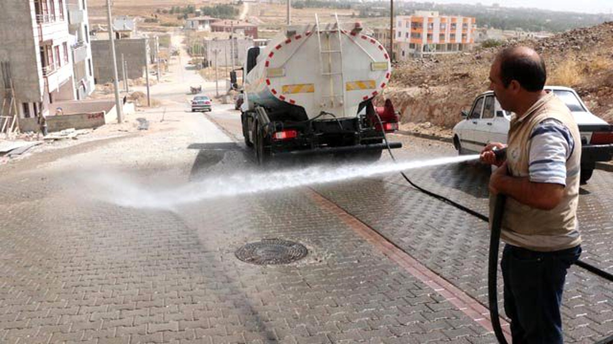 Kum Fırtınası Sonrası Temizlik Çalışması