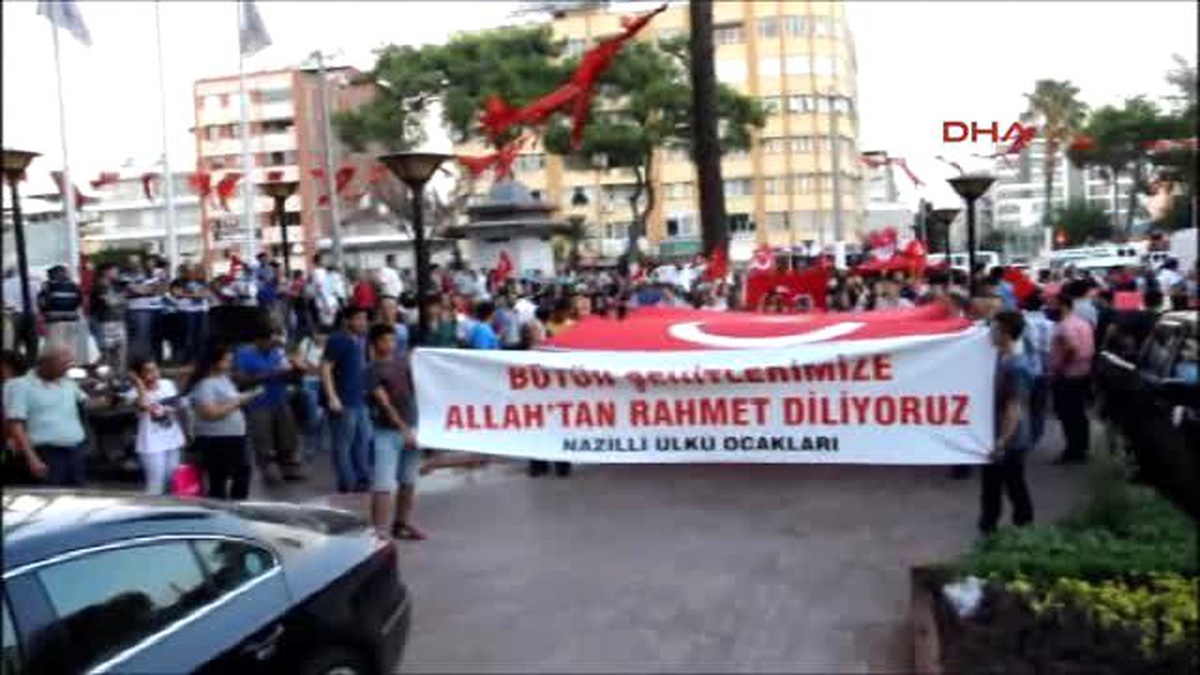 Nazilli Şehidi İçin \'Saygı Yürüyüşü\' Düzenledi 1-