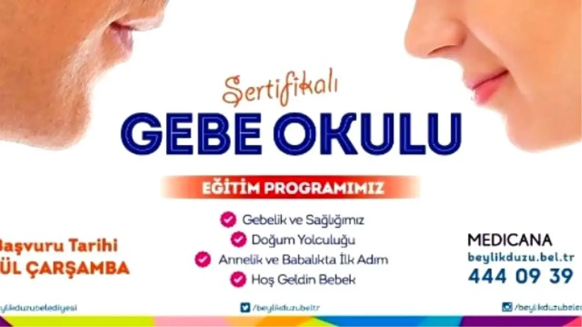 Sertifikalı Gebe Okulu Başlıyor