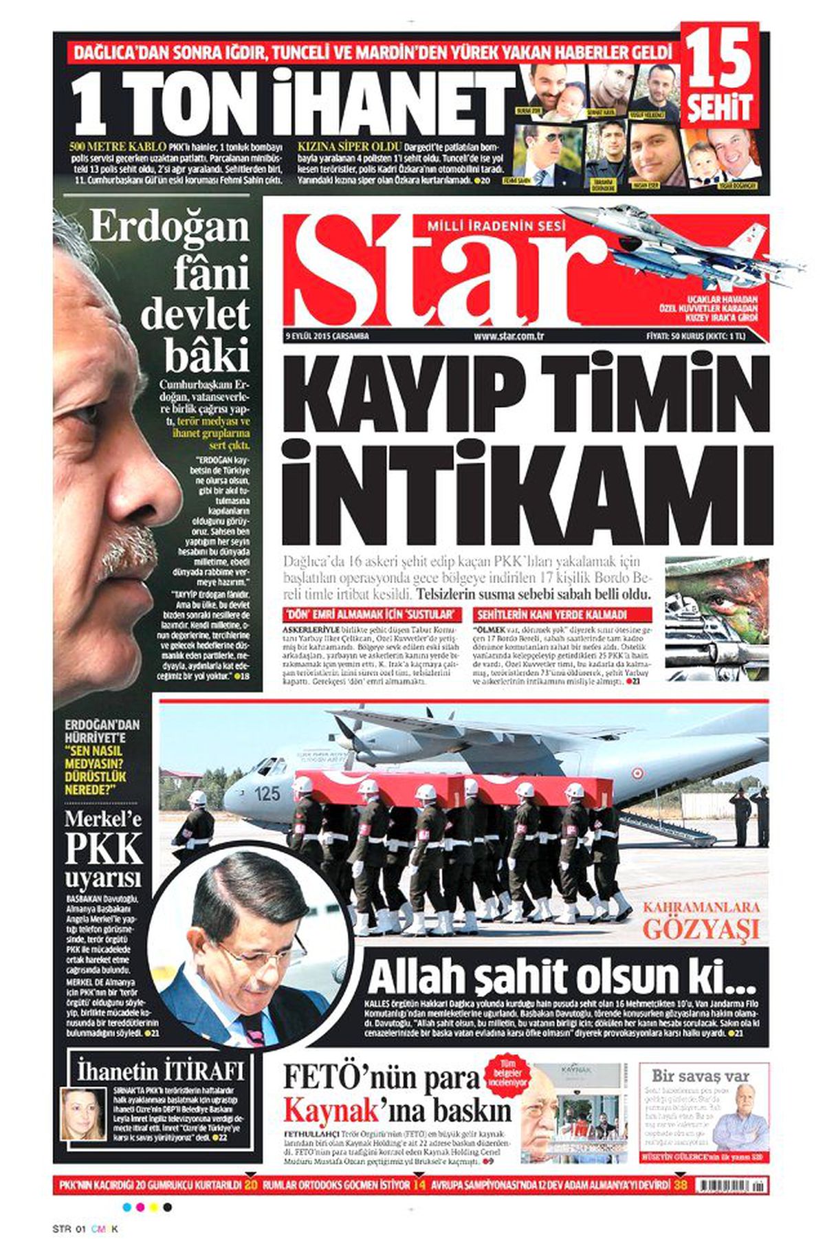 Star Gazetesinin Logosu Mizanpajı Değişti