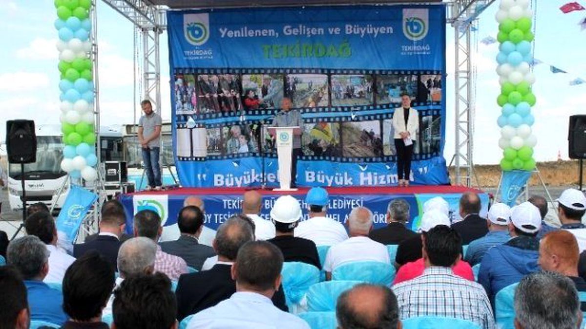 Tekirdağ Hacıköy Tesisleri Asfalt Plenti\'nin Temeli Atıldı