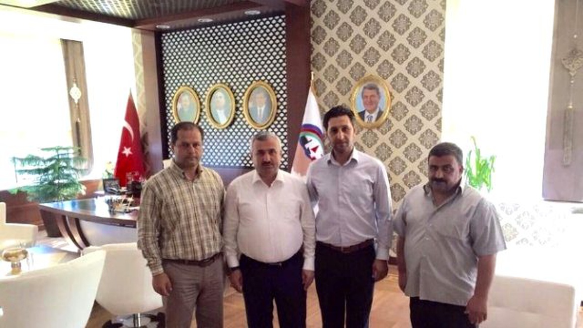 Başkan Baran Pazarcılar Odası\'nı Ağırladı