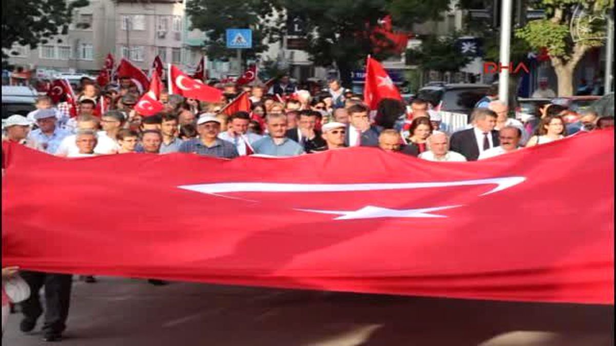 Burdur\'da Teröre Lanet Mitingi