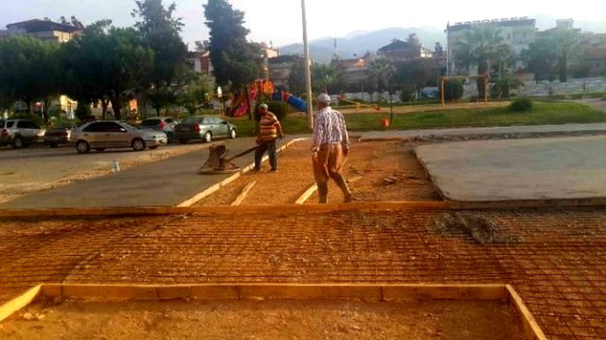 Çocuk Trafik Eğitim Parkında Çalışmalar Tüm Hızıyla Devam Ediyor