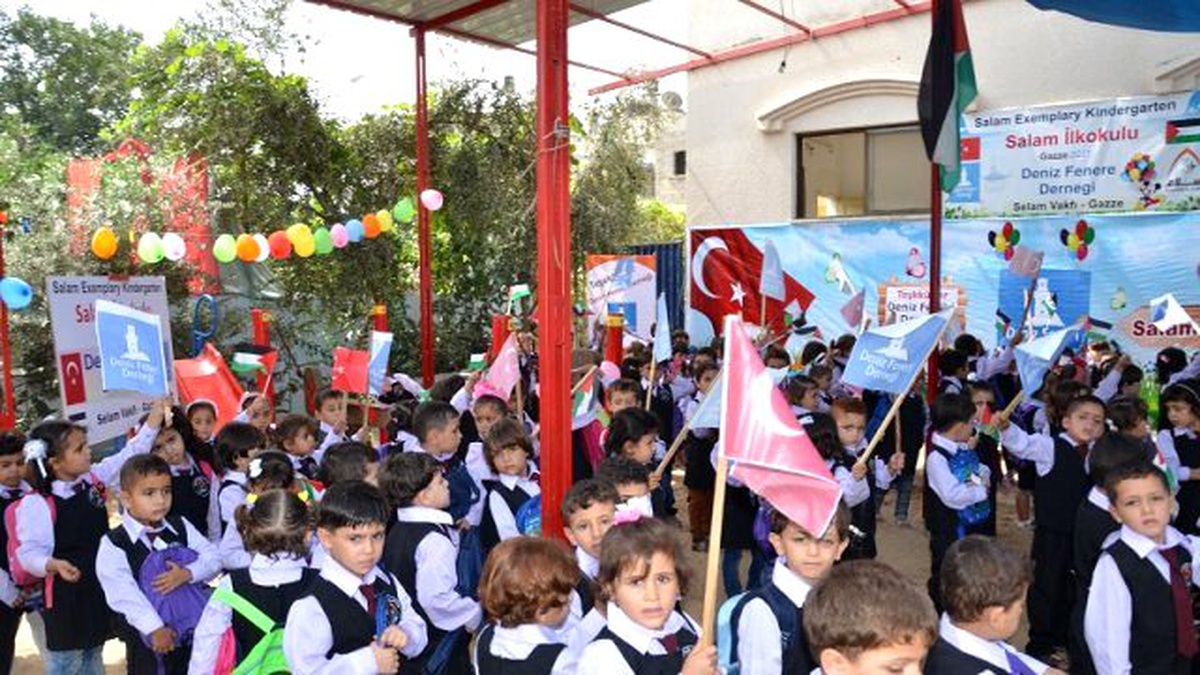 Deniz Feneri Gazzeli Yetimleri Sevindirdi