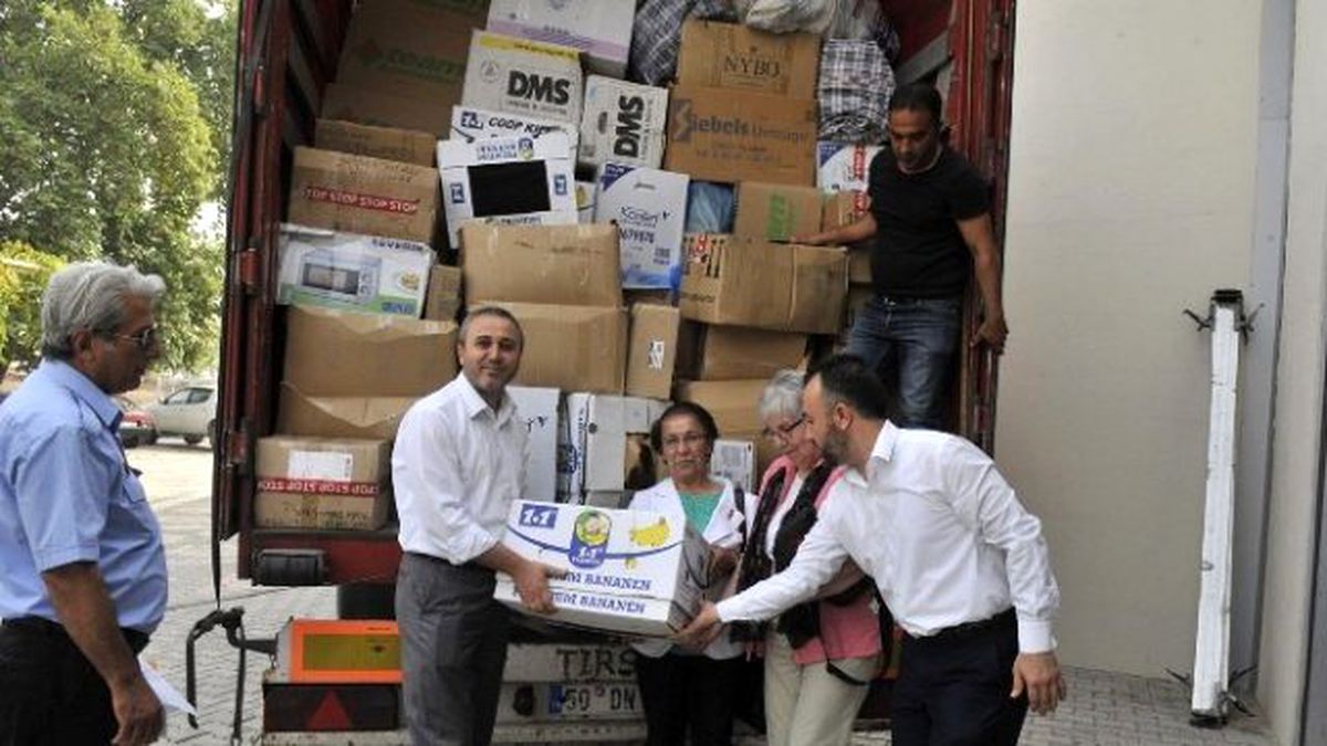 Dost Eli Yardım Tırı Kahramanmaraşta