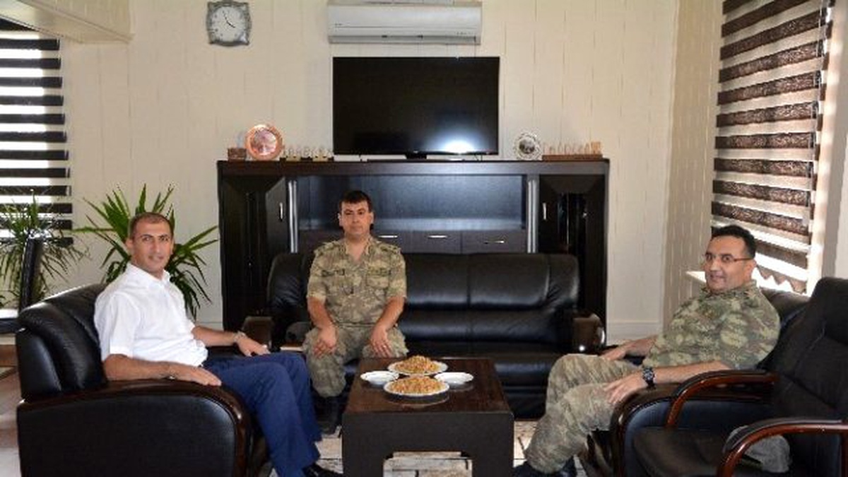 Jandarma Komutanından Kaymakama Ziyaret