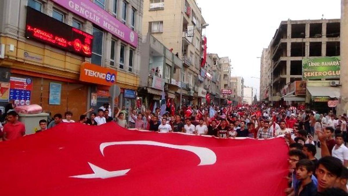 Kilis\'te Teröre Lanet Yürüyüşü