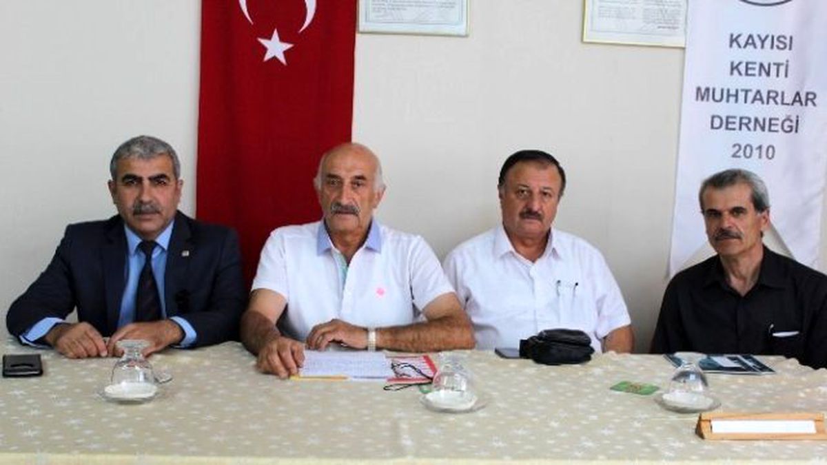 Muhtarlar Terör Olaylarını Kınadı