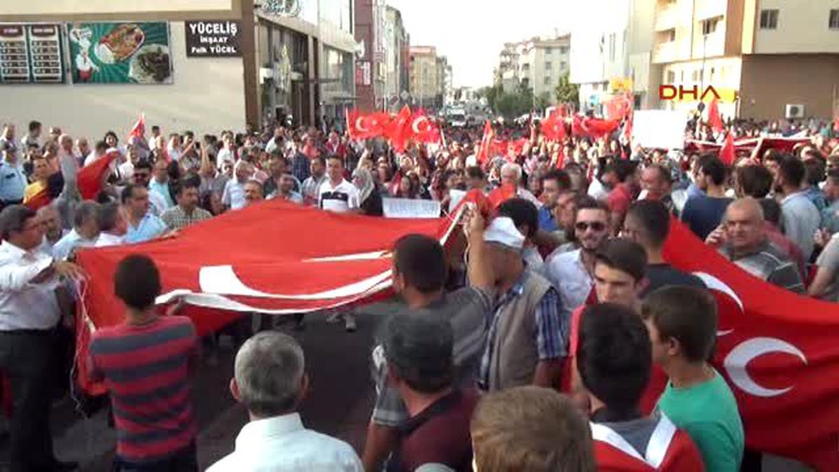 Nevşehir, Teröre Lanet Yürüyüşünde Buluştu