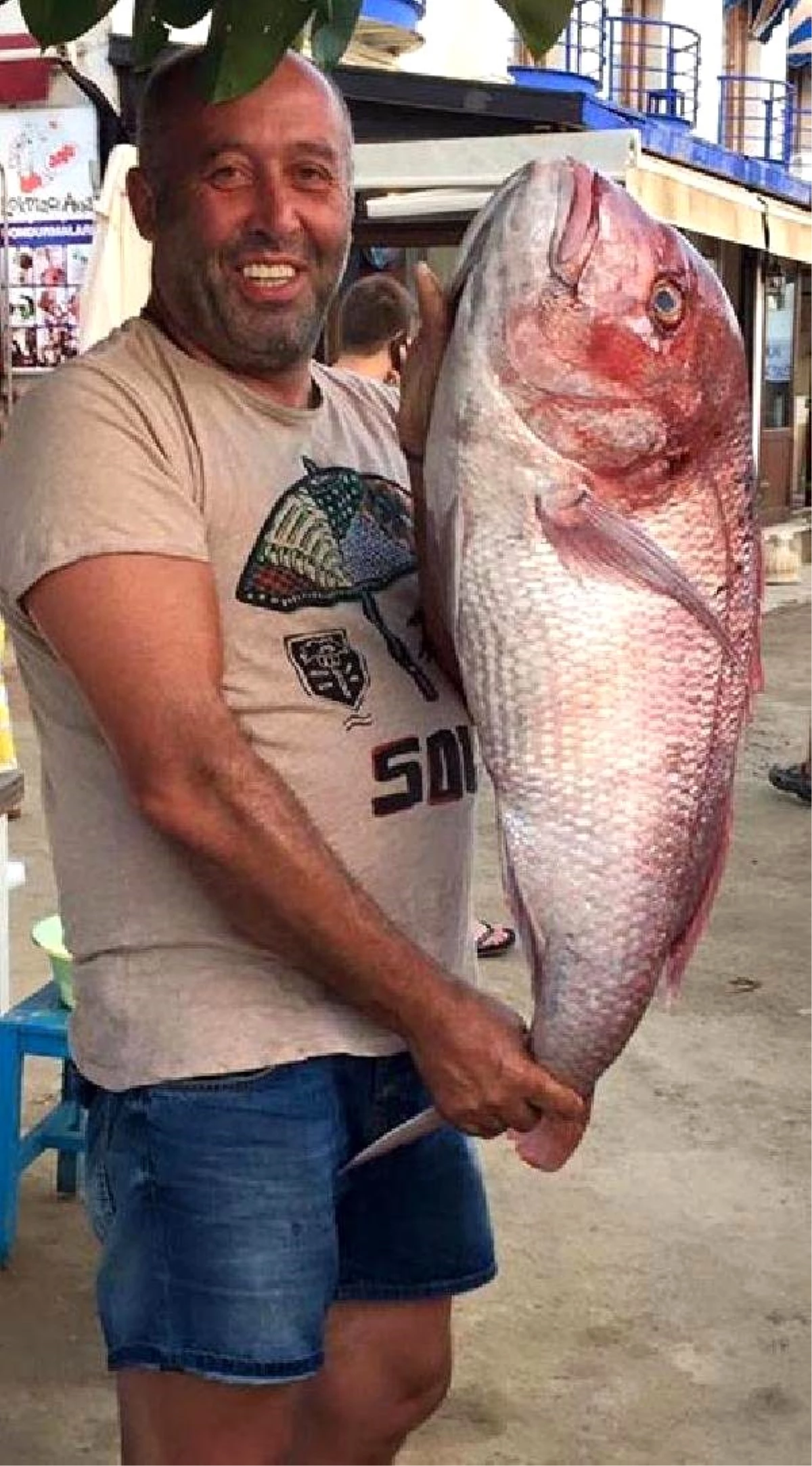 Oltayla 11 Kiloluk Trança Balığını Avladı