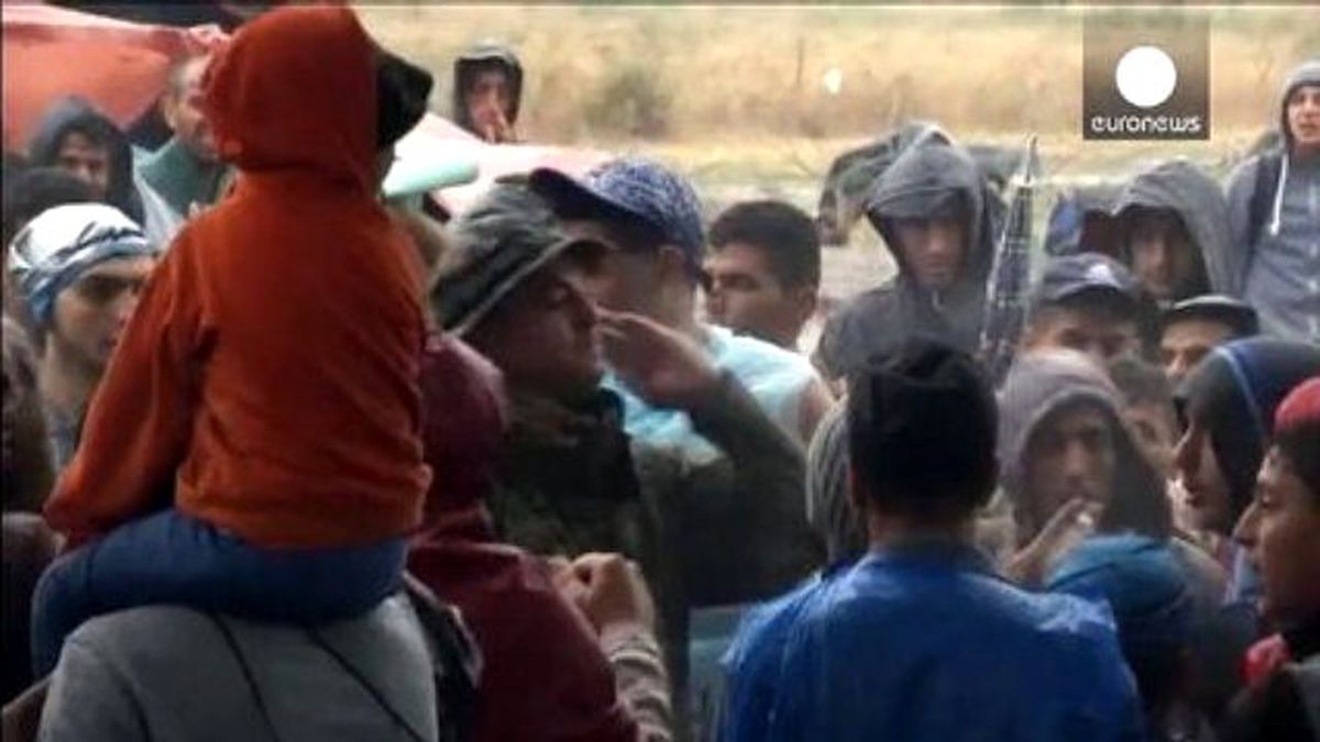 Sığınmacılara Coplu Müdahale