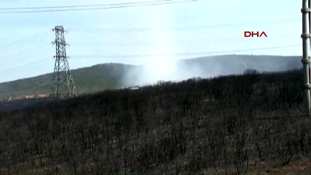 Tuzla Piyade Okulu Alanında Yine Yangın 1