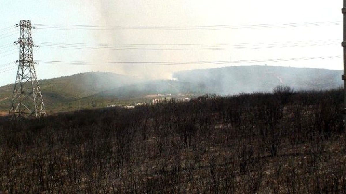 Tuzla Piyade Okulu Ormanında Yeniden Yangın Çıktı