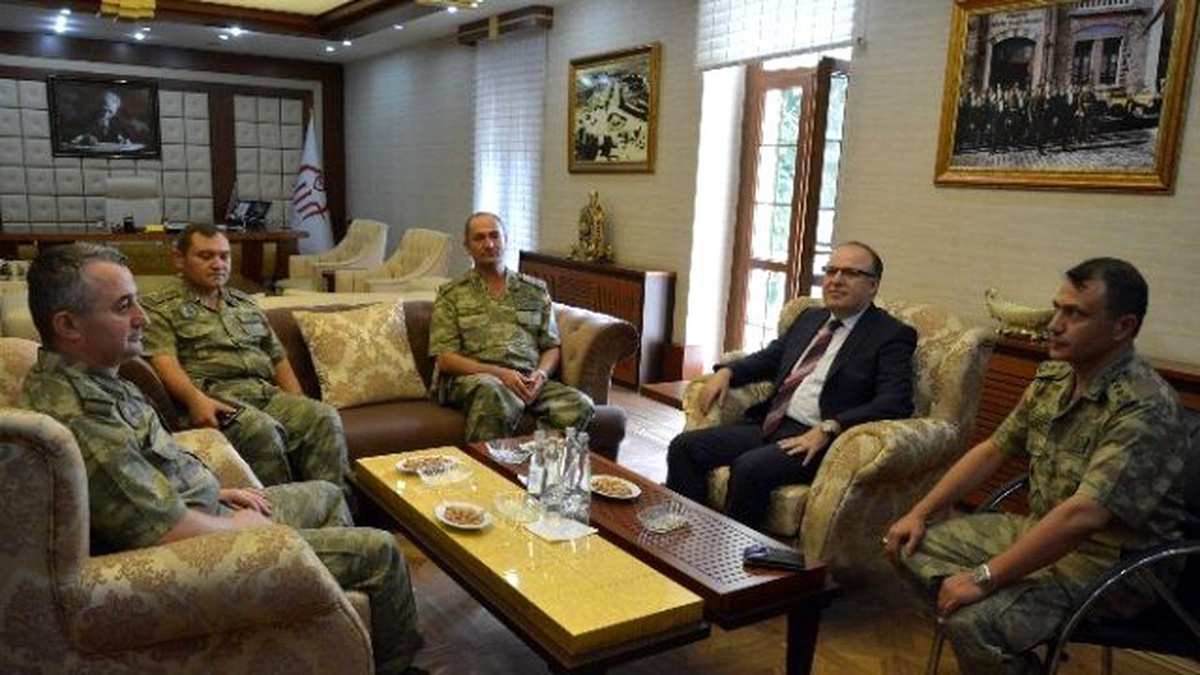 Van Jandarma Asayiş Kolordu Komutanı Siirt\'te