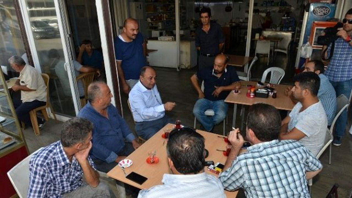 Başkan Arslan\'dan Ata Sanayi Esnafına Ziyaret